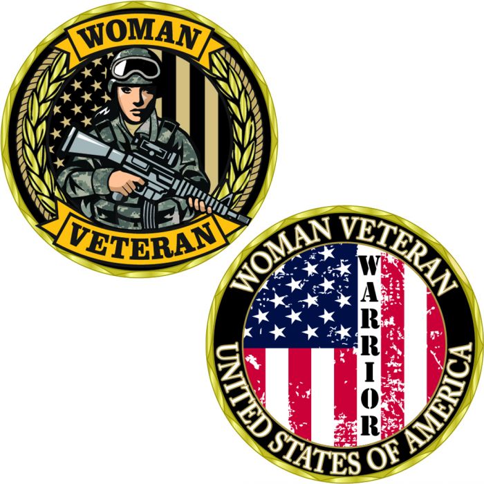 Women Veteran Challenge Coin