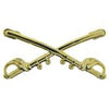 Cavalry Cross Swords Pin