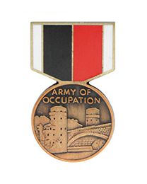 Army of Occupation Medal Hat Pin