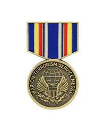 War on Terrorism Service Medal Pin