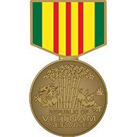Vietnam Service Medal Pin