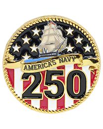 Navy 250th Anniversary Pin