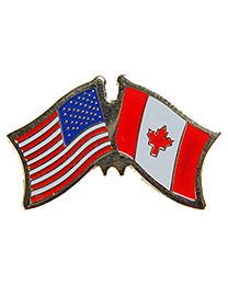 US/Canada Flag Pin