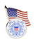 Coast Guard w/flag Pin