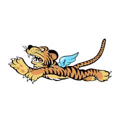 Flying Tiger Sticker
