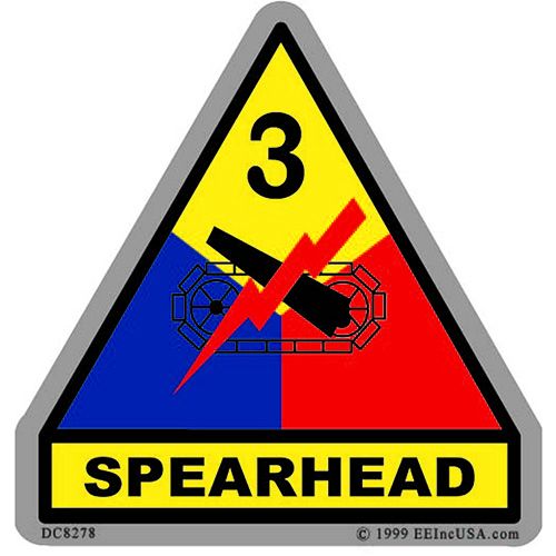 3rd Armored Division Decal