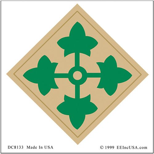 4th Division Decal