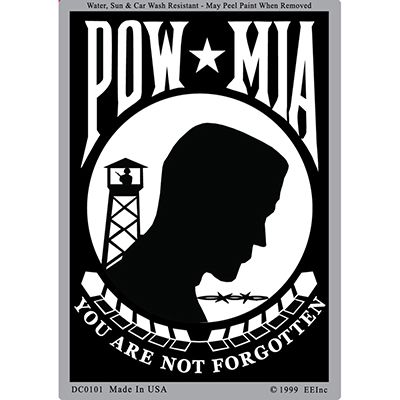 POW/MIA Decal