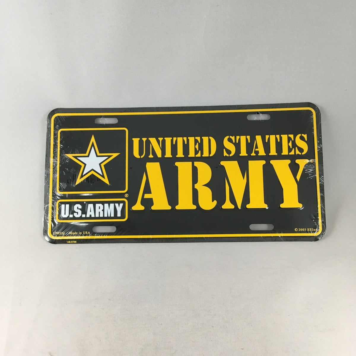 U.S. Army License Plate