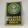 U.S. Army Soldier Parking Sign