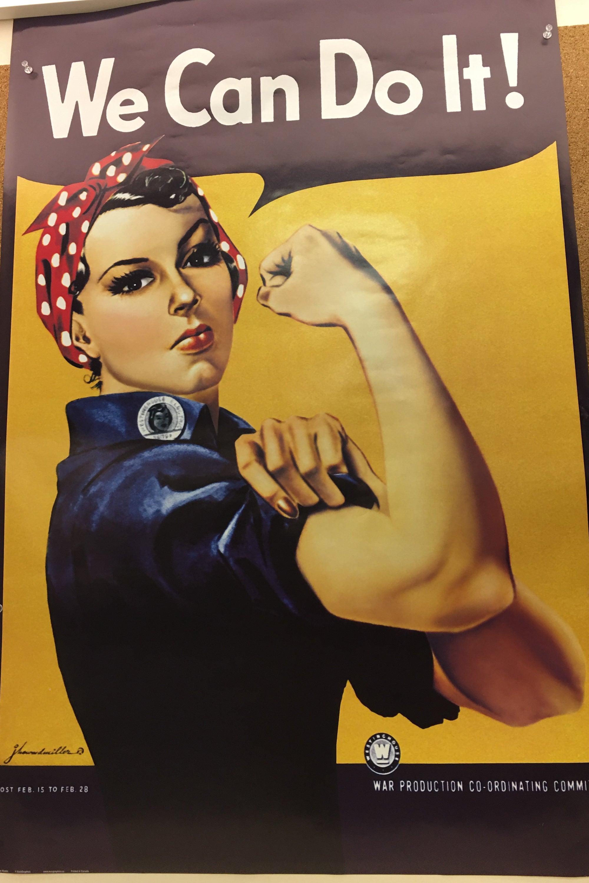 Rosie The Riveter Propaganda Poster