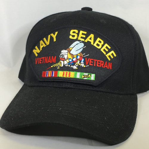 US Navy Seabee Vietnam Veteran Cap