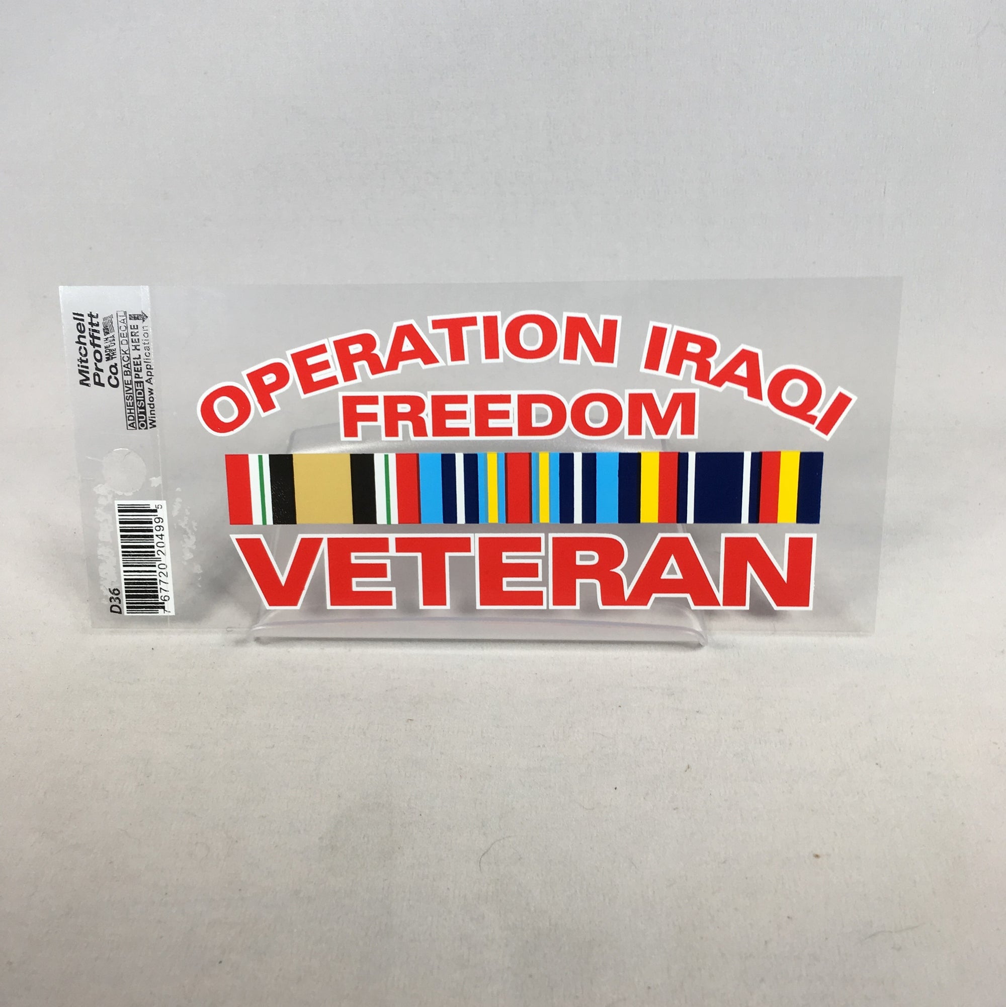 Operation Iraqi Freedom Veteran Decal