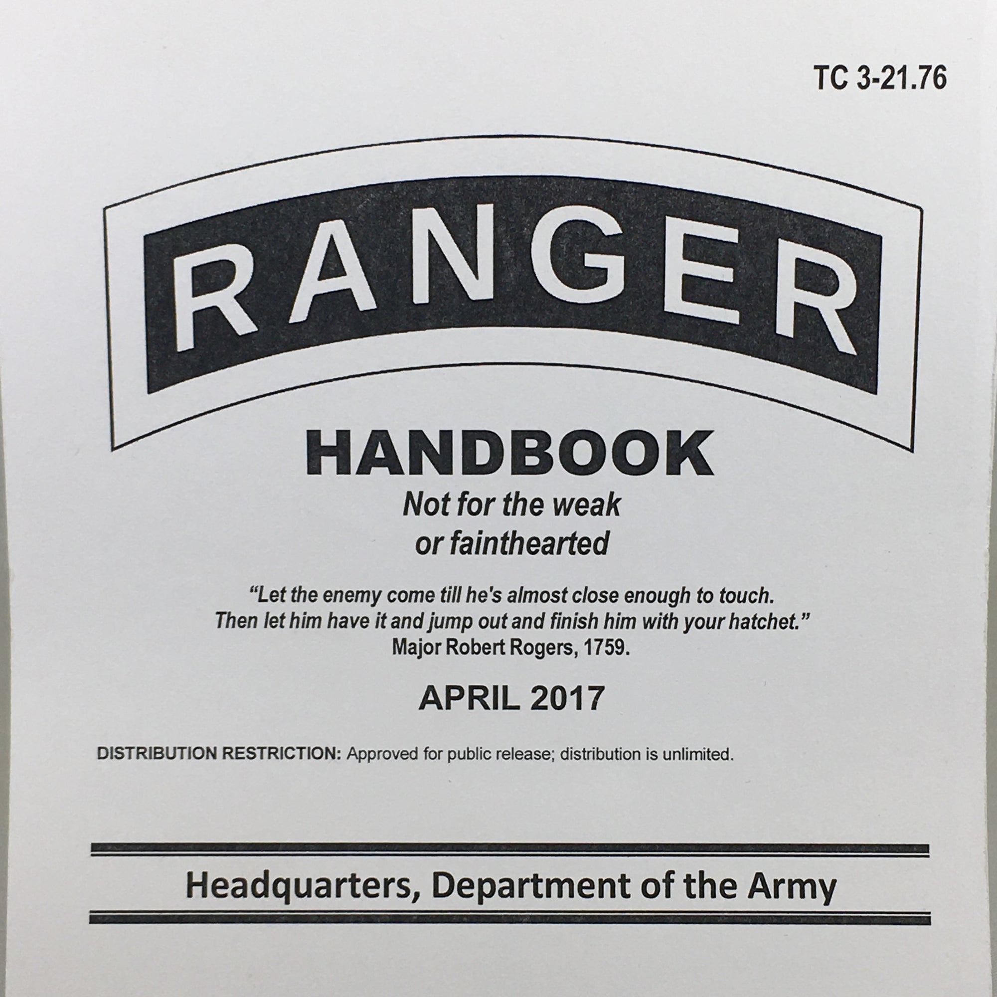 US Army Ranger Handbook