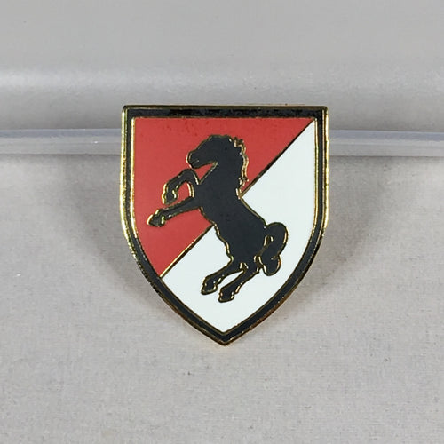 11th Armored Calvary Division Pin