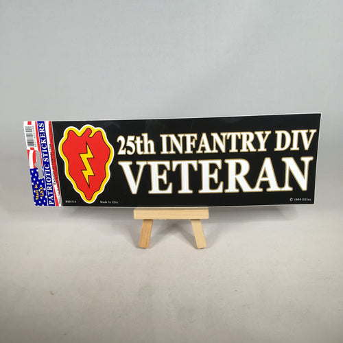 25th Infantry Division Veteran Bumper Sticker
