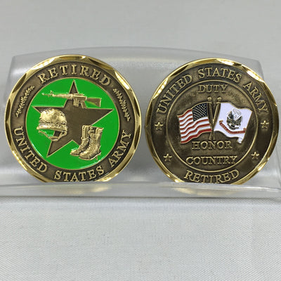 US Army Retired Challenge Coin