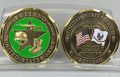 US Army Retired Challenge Coin