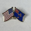 US/New Zealand Flag Pin