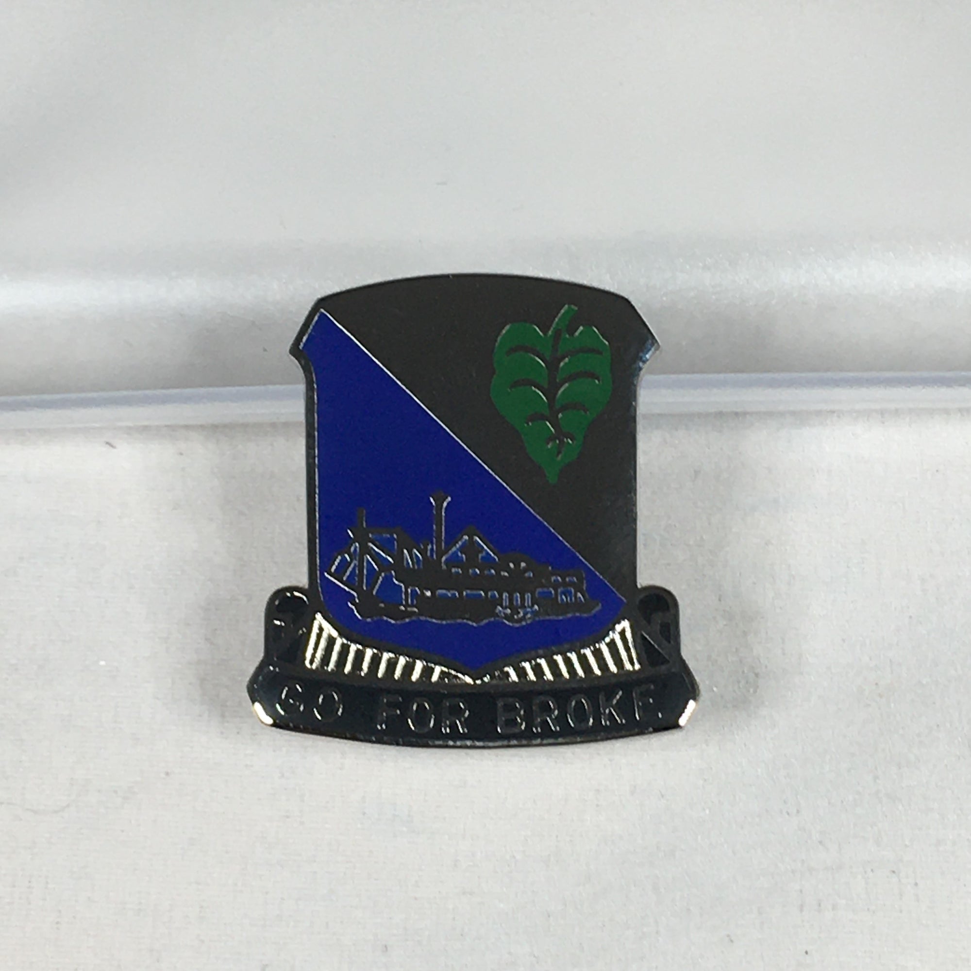 442 "Go for Broke" pin