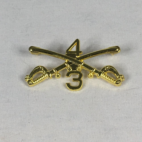 3rd Squadron 4th Cavalry Division Pin