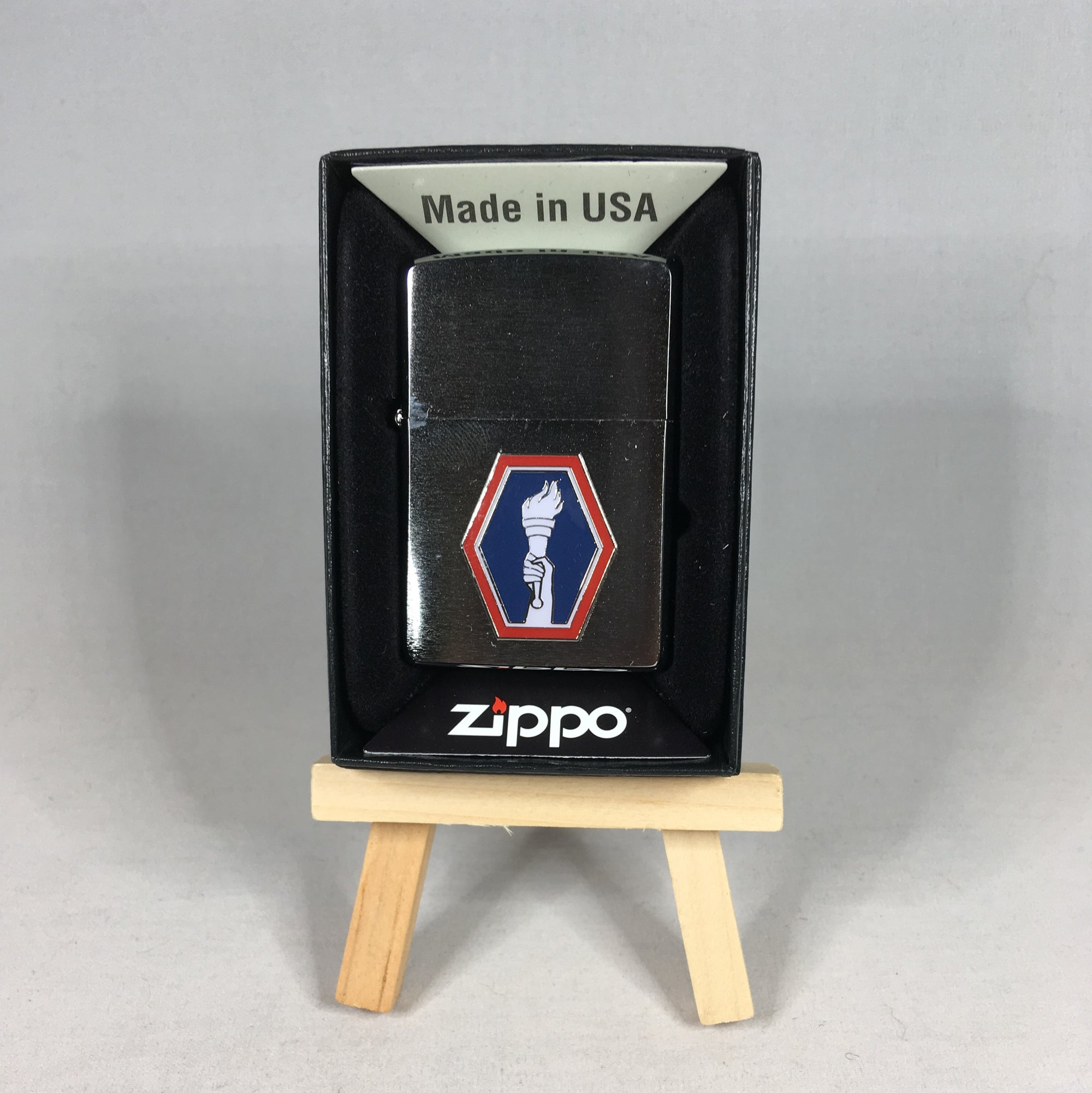 442nd Regimental Combat Unit Stainless Steel Lighter