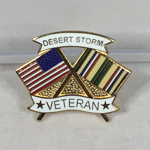 Desert Storm Veteran Flag Pin