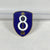 8th Infantry Division Pin