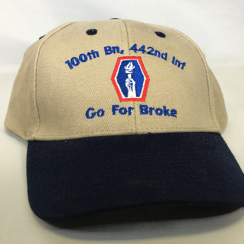 100th Bn, 442nd Inf Bn "Go For Broke" Cap