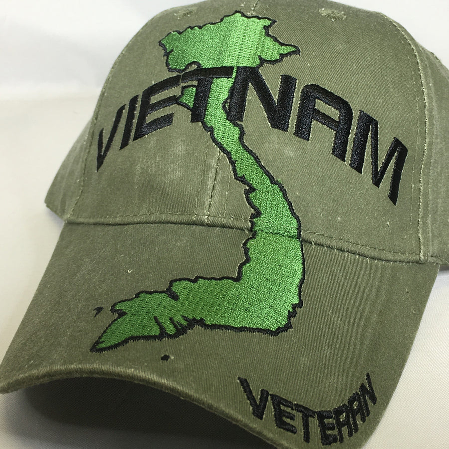 Vietnam Veteran Cap with Map