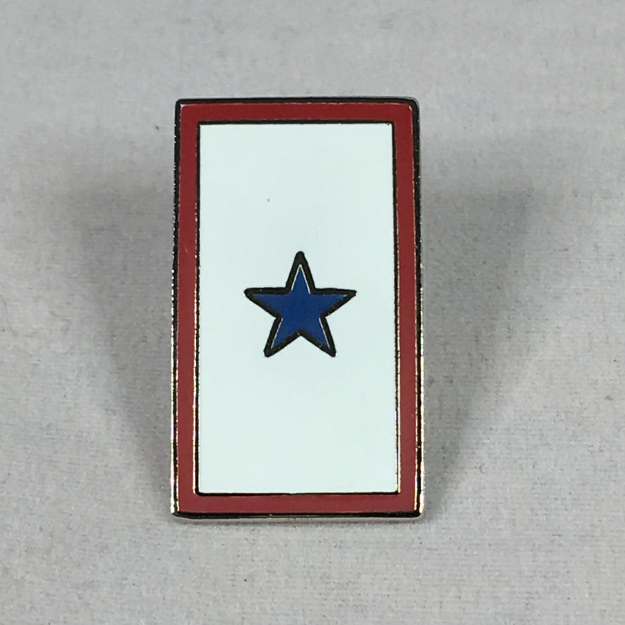 Blue Service Star Pin