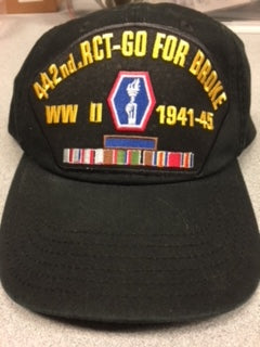 442nd Regimental Combat Team "Go for Broke" - WWII Veteran Cap