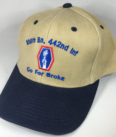 100th Bn, 442nd Inf Bn "Go For Broke" Cap