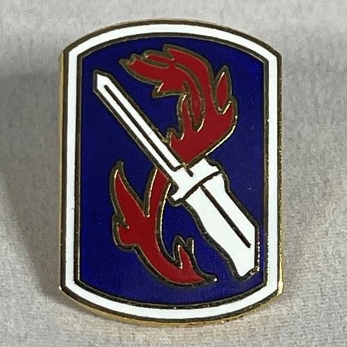 198th Infantry Brigade Pin