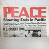 Peace Newspaper; End of WWII