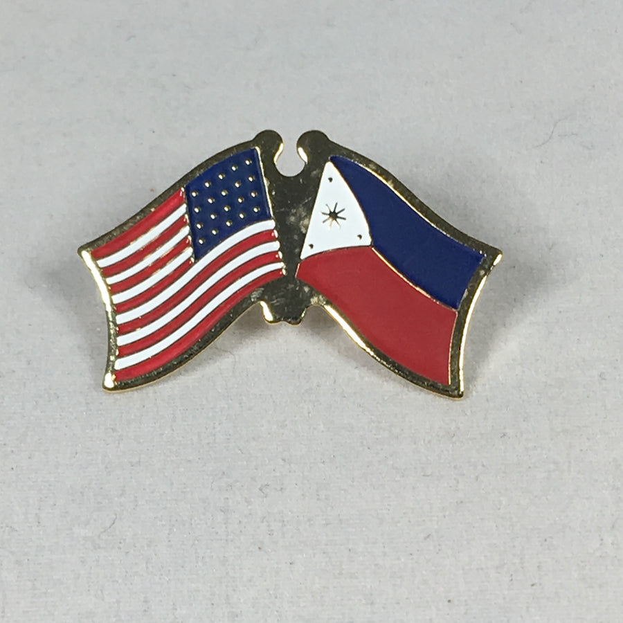 U.S. & Phillipine Flag Pin