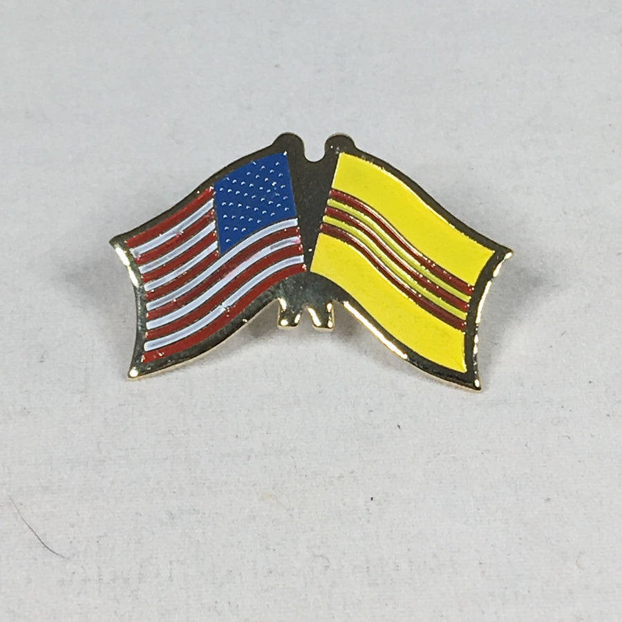 U.S. & South Vietnam Flag Pin