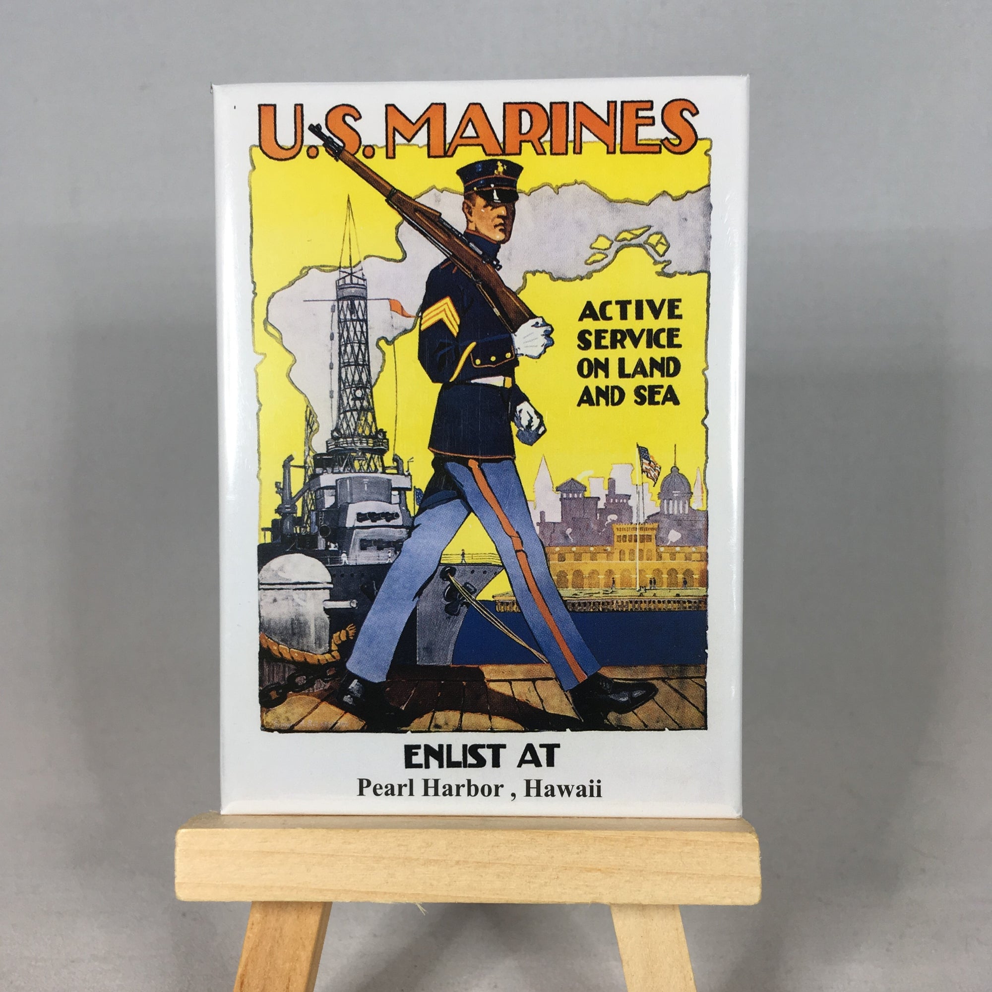 U.S. Marines Enlist Pearl Harbor Magnet