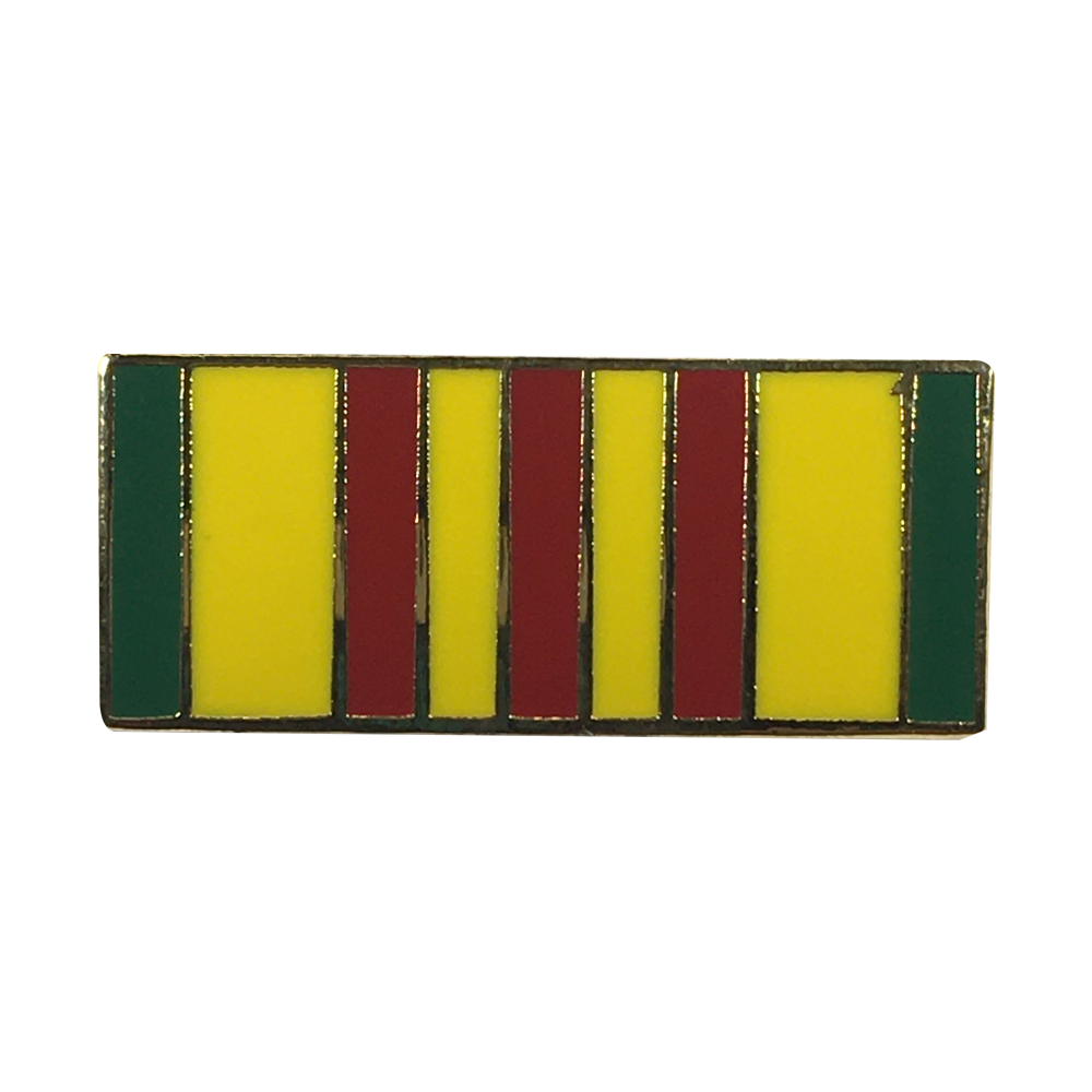 Vietnam Service Medal Ribbon Hat Pin