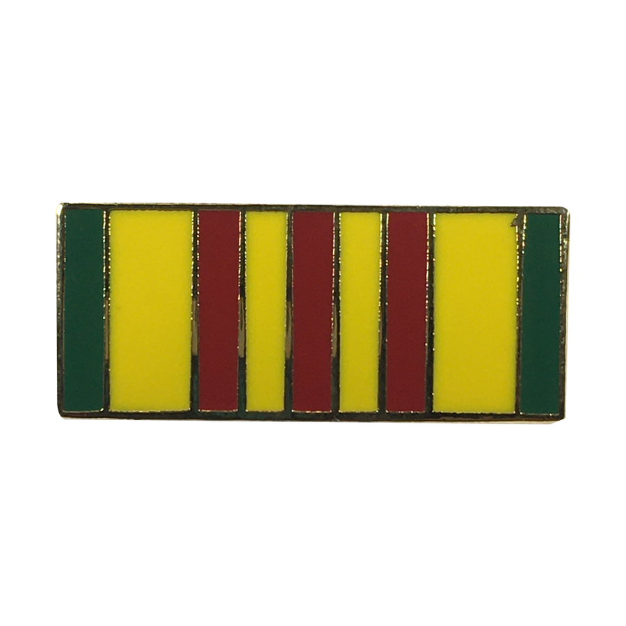 Vietnam Service Medal Ribbon Hat Pin