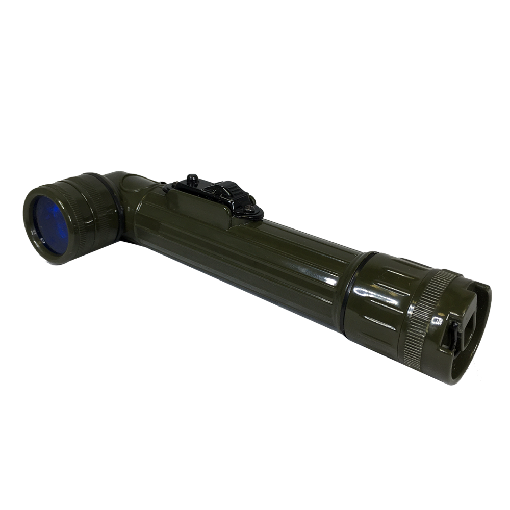 WWII OD Green Flashlight