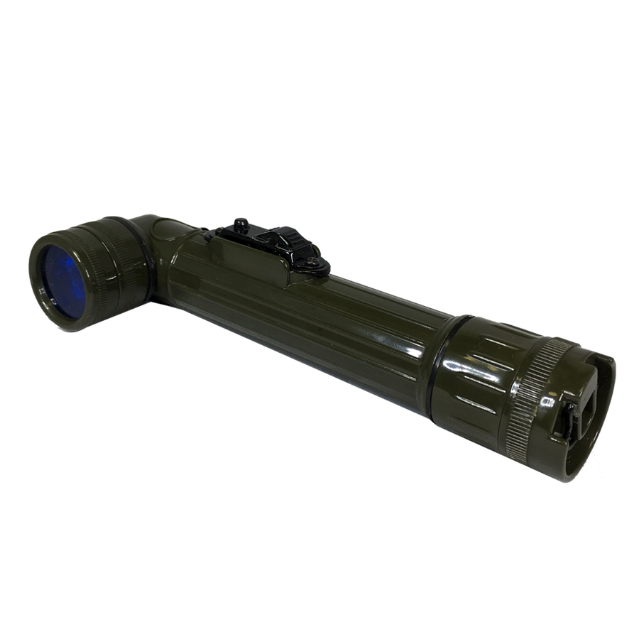 WWII OD Green Flashlight