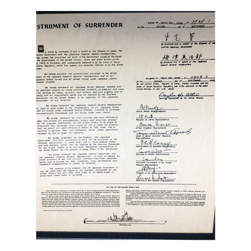 WWII Surrender Document